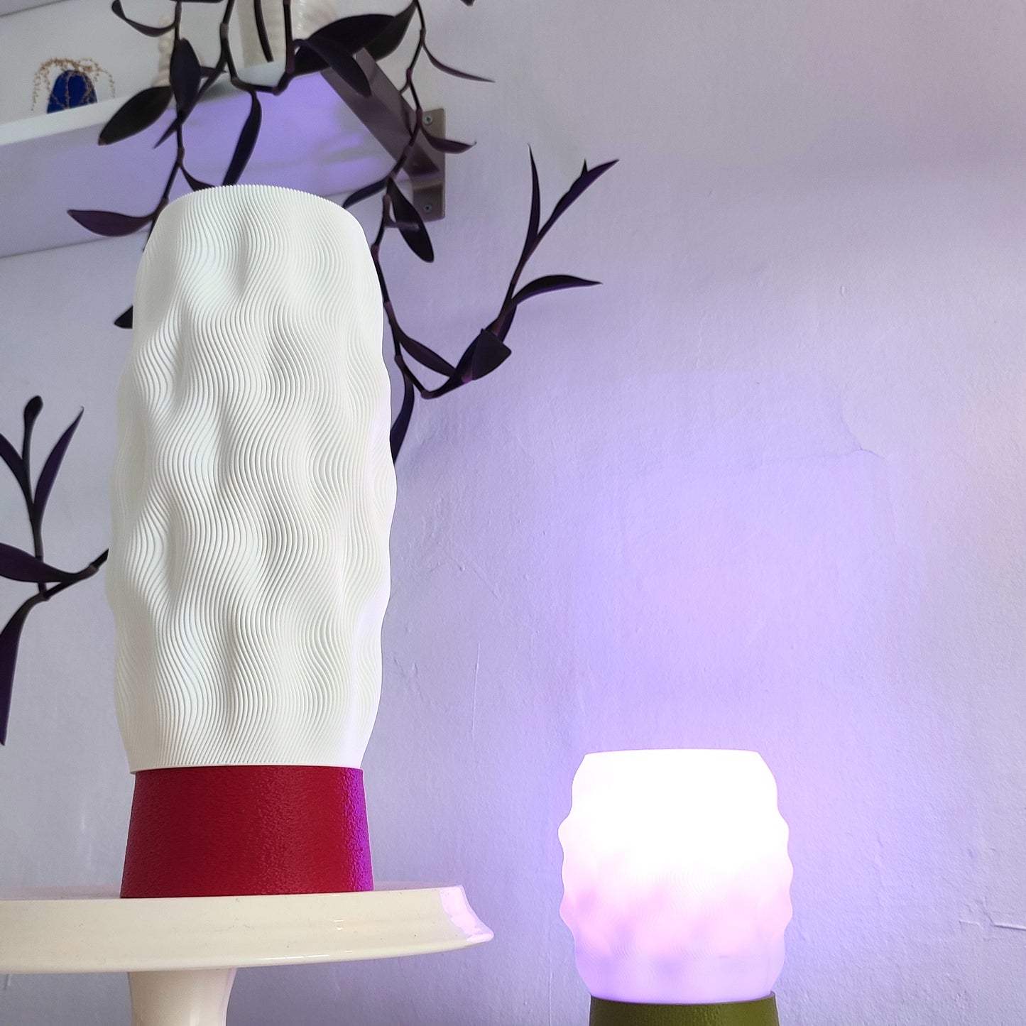 Fire Base Lamp & Lampshade