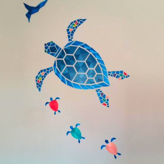 Geometric Baby Sea Turtle