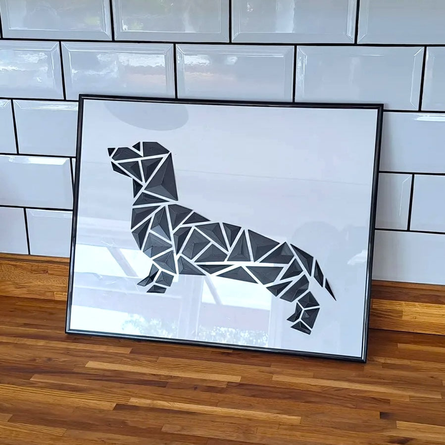Geometric Dachshund