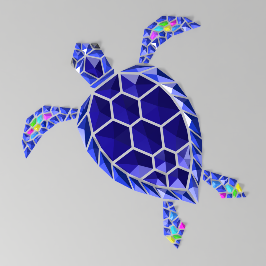 Geometric Sea Turtle